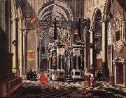BASSEN, Bartholomeus van The Tomb of William the Silent in an Imaginary Church oil painting on canvas